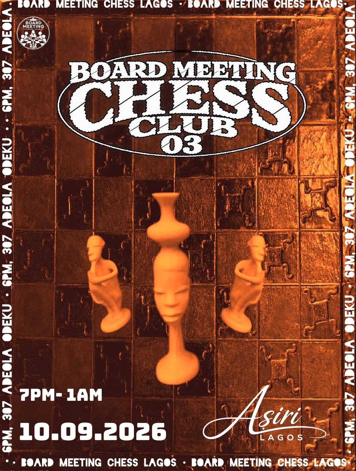The Agenda 03 event poster